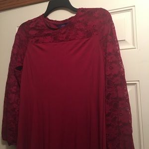 Apt. 9 red lace dress